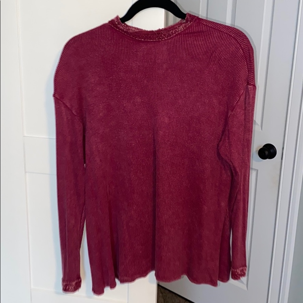 Altard State Lace Mock Neck